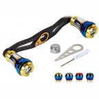 Baitcasting Reel Power Handle, Carbon Fiber Arm, Aluminum Knob