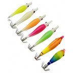 Glow Squid Jig, Single Hook Wood Shrimp, 5–6 cm (2–2.4 in)