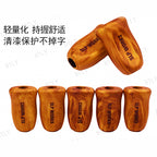 Reel Handle Knob, Wood Grain Yellow-Brown, 1 Pc