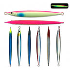 Fast-Sinking Glow UV Metal Jig, 60–100 g (2.1–3.5 oz)