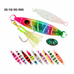 Slow Pitch Jig, 30–80 g (1.1–2.8 oz), Multi-Color