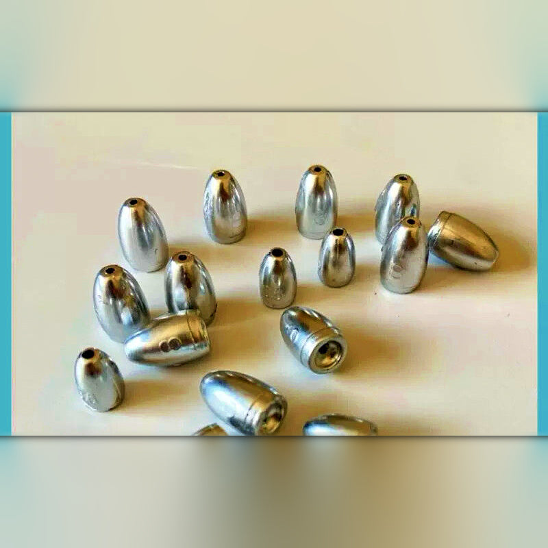 Alloy Bullet Weight Sinkers, 0.10–0.63 oz (2.7–18 g)