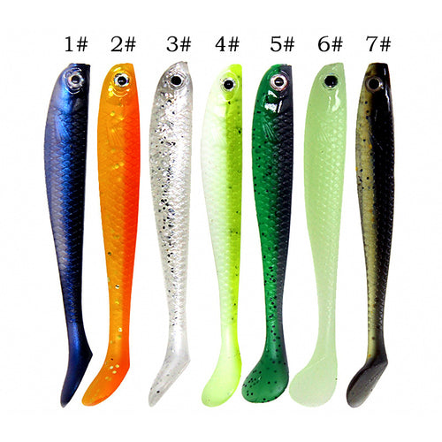 Paddle Tail Soft Swimbait, 6 cm (2.4 in), 1.3 g, PVC