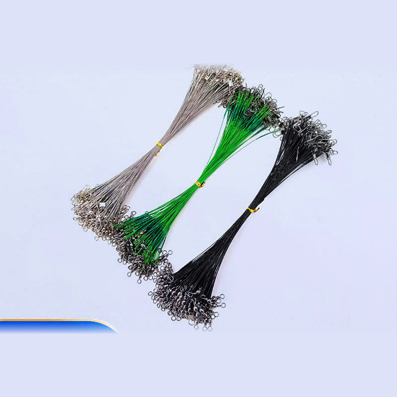 Wire Leader with Swivel & Snap, 10–30 cm (3.9–11.8 in)
