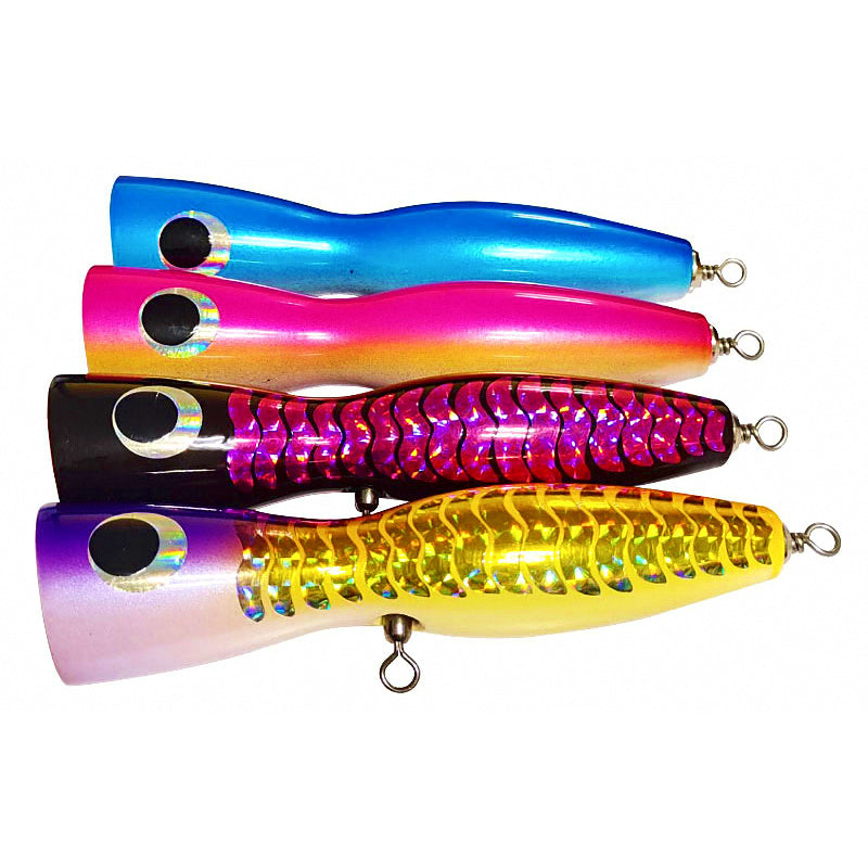 Wooden Floating Trolling Pencil Lure, 120 g (4.2 oz), 19.5 cm