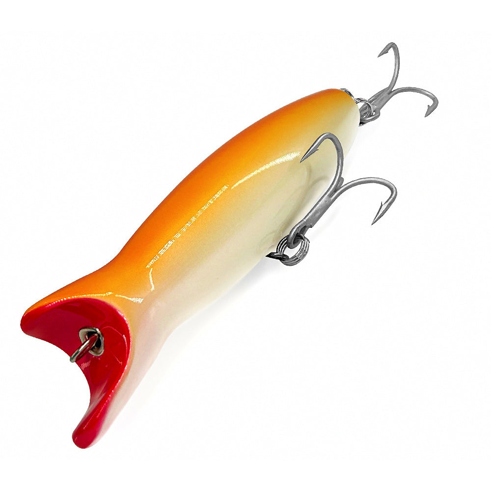 Wooden Popper Lure, 4.5 in and 6.5 in (11 cm / 17 cm)