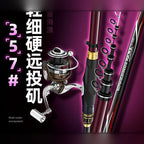 Carbon Iso Rod for Slip Float Fishing, 2.7–7.2 m (8.9–23.6 ft)