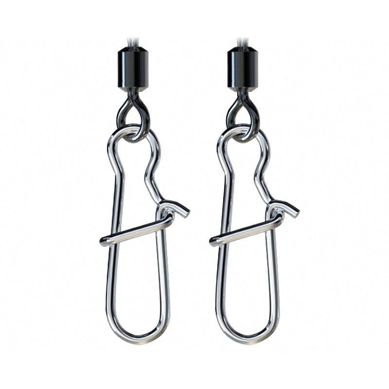 Snap Swivel with Reinforced Safety Pin Snap, Sizes 3/0-14