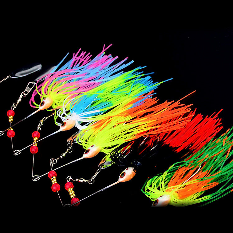 Silicone Skirted Spinnerbait, 8.5 cm, 11 g (0.39 oz)