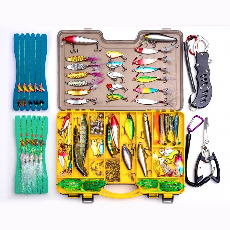 Fishing Lure Assortment Kit, 56 to 208 Pieces