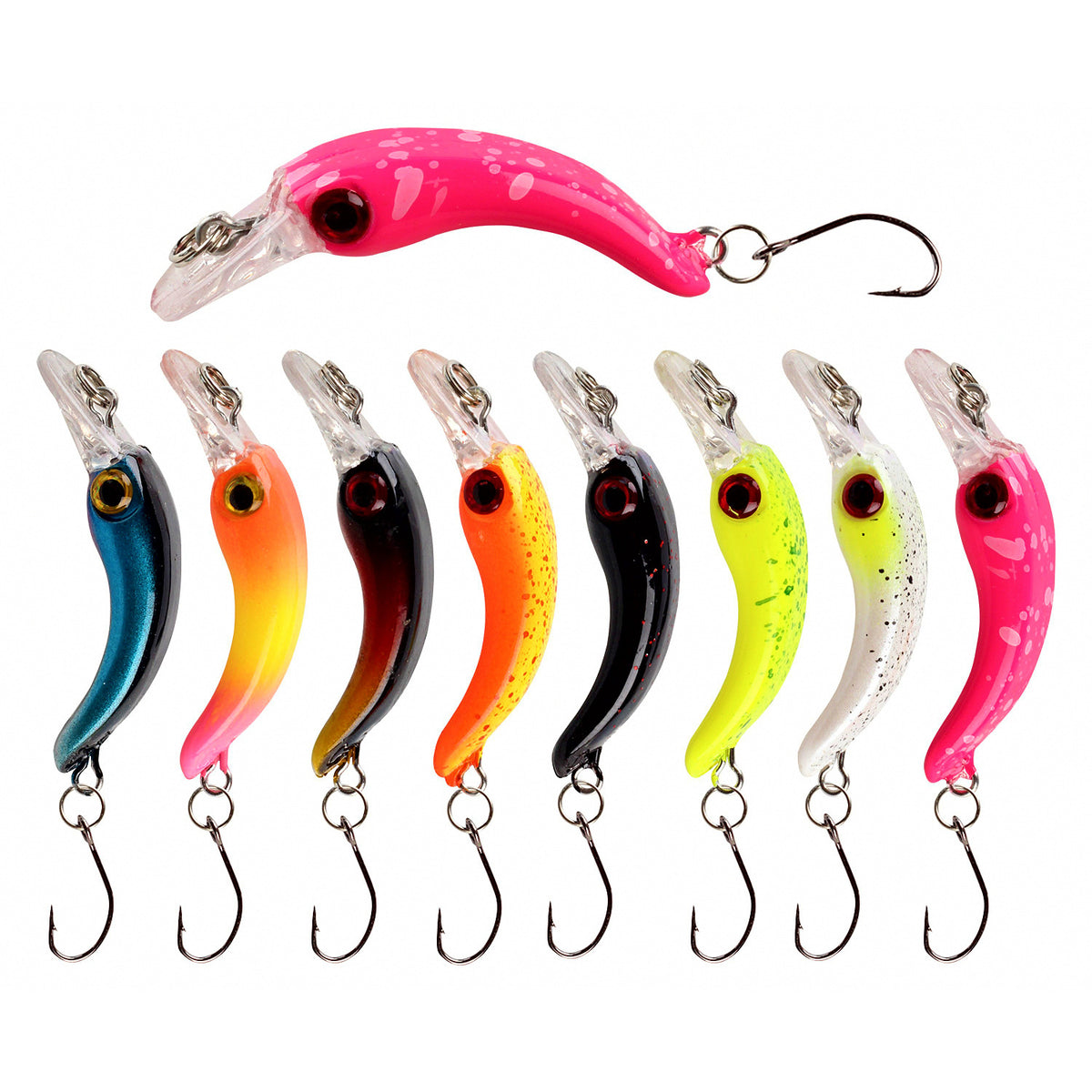 Micro Slow-Sinking Minnow Lure, 3.7 cm (1.5 in), 1.5 g (0.05 oz)