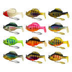Soft Lead Head Swimbait, Spinner Blade, T-Tail, 10–24 g