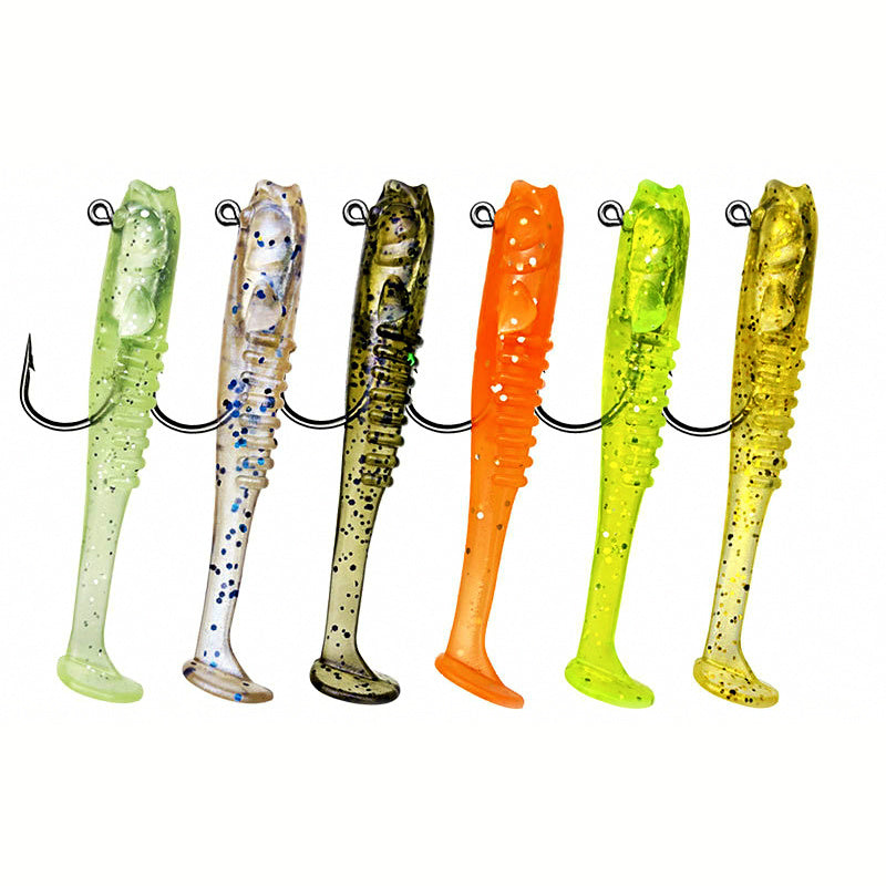 Paddle Tail Soft Swimbait w/ Single Hook, 4.7 g (0.17 oz)