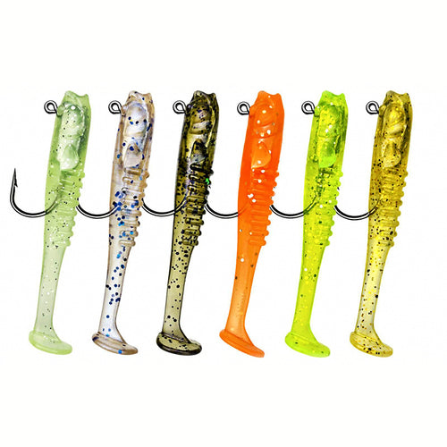 Paddle Tail Soft Swimbait w/ Single Hook, 4.7 g (0.17 oz)