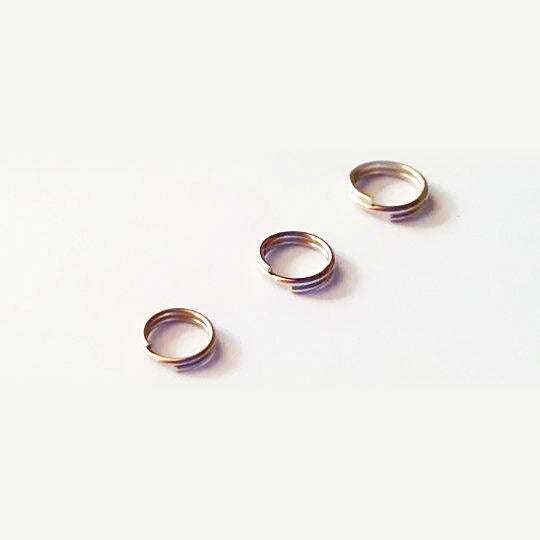 Stainless Steel Double-Ring Lure Connector Snap, 6–8 mm