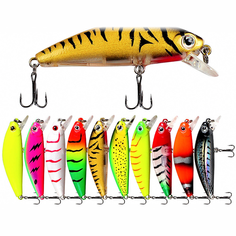 Sinking Minnow Hard Bait, 9 g (0.3 oz), 6.5 cm (2.6 in)