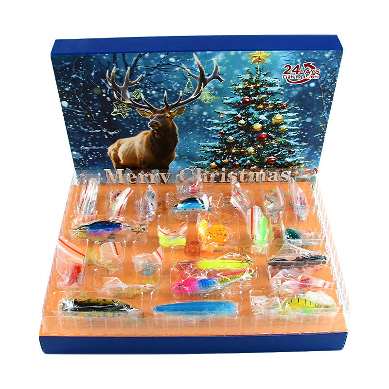 Soft Frog Lure Assortment, 24-Pack, Lake Blue