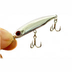 Sinking Pencil Lure, Plated Silver Minnow, 3.5–12 g (0.12–0.42 oz)