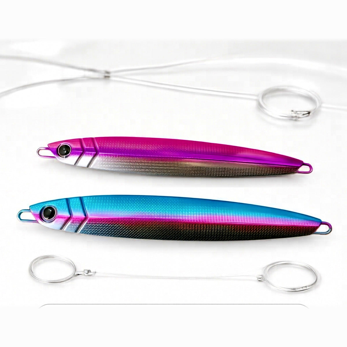 Slow Pitch & Fast Jigging Metal Jig, 40–200 g (1.4–7.1 oz)