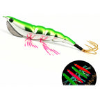 Wooden Shrimp Squid Jig, Size 3.5, 19 g (0.67 oz), 2-Pack