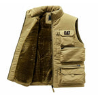 Men's Fleece-Lined Fishing Vest, Sleeveless, M–6XL