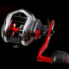 Slow Pitch Jigging Reel, 7.2:1 Round Baitcaster, Aluminum