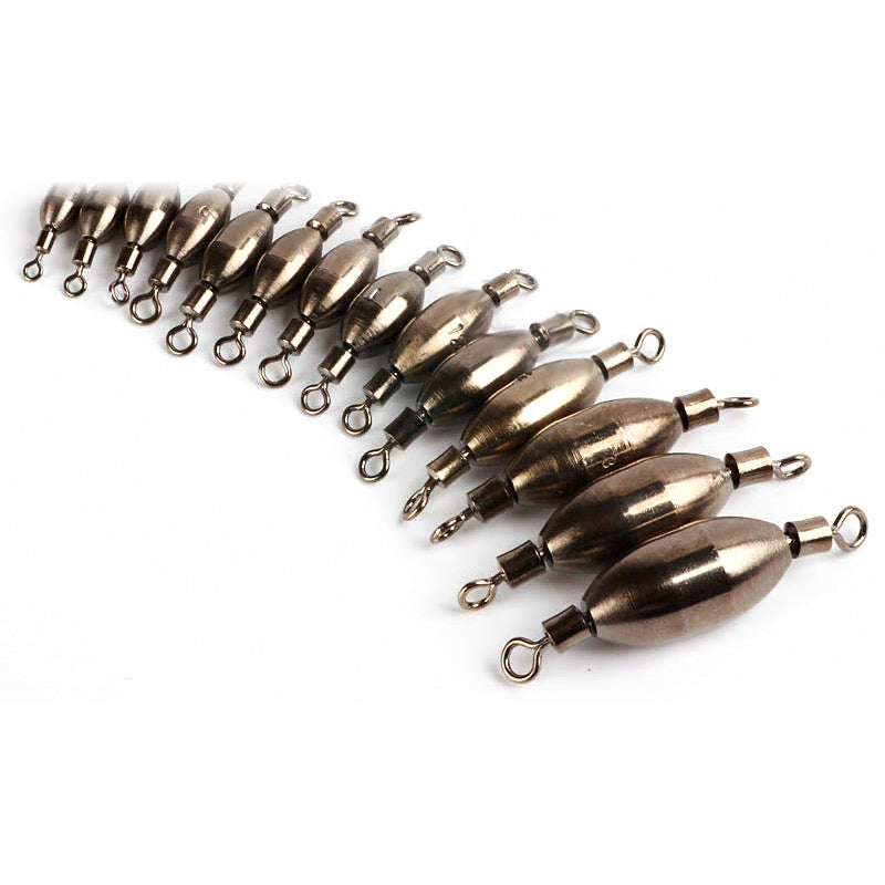 Copper Figure-8 Swivel Sinker, Sizes 0.3–5
