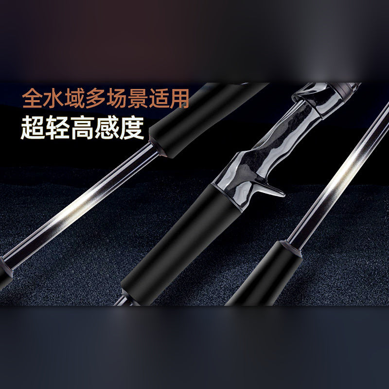 Fast Action Carbon Lure Rod, 2-Piece, 1.98–2.58 m