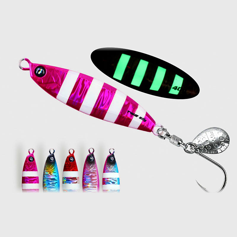 Metal Jig with Single Hook, 40–100 g (1.4–3.5 oz)