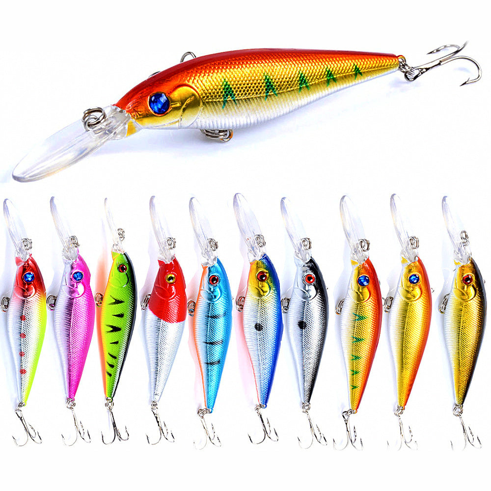 Minnow Hard Bait Lure, 110 mm (4.3 in), 10 g (0.35 oz)