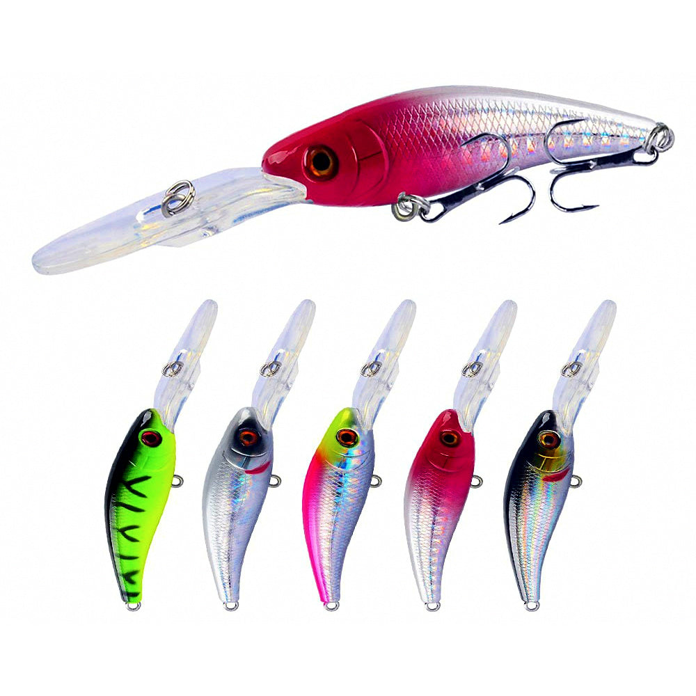 Long-Lip Deep Diving Minnow, 10 cm (3.9 in) 8 g (0.28 oz)