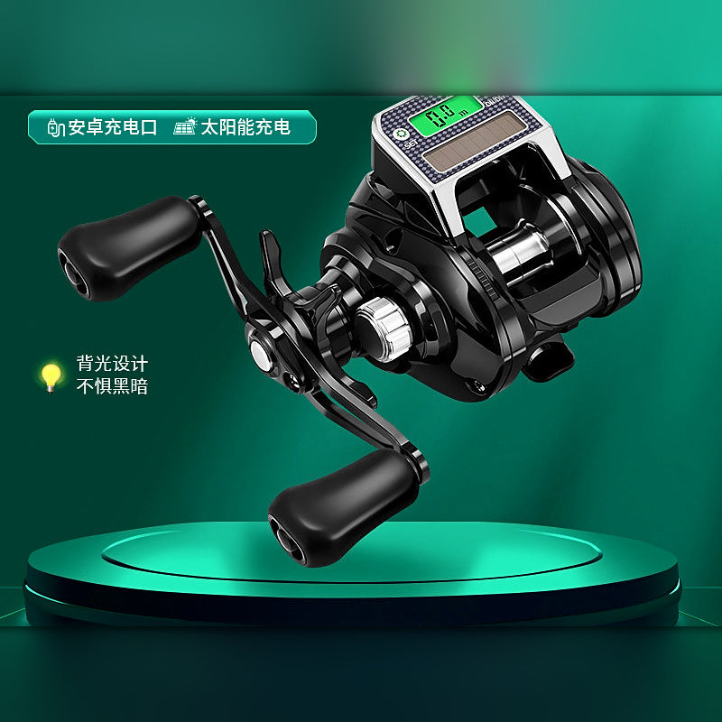 S200 Digital Counter Round Baitcasting Reel, 7.3:1, 6 Bearings