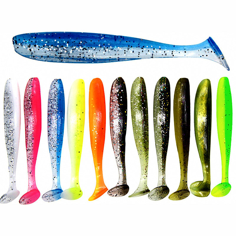T-Tail Soft Plastic Swimbait, Bulk 500 g (17.6 oz) Pack