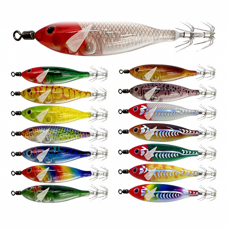 Glow Squid Jig Shrimp Lure, 5.7 g (0.2 oz)