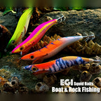 Glow Squid Jig Egi with Rattle, Size 3.5, 21 g (0.7 oz)