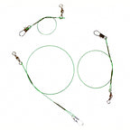 Wire Leader with Swivel and Snap, 10–25 cm (4–10 in)