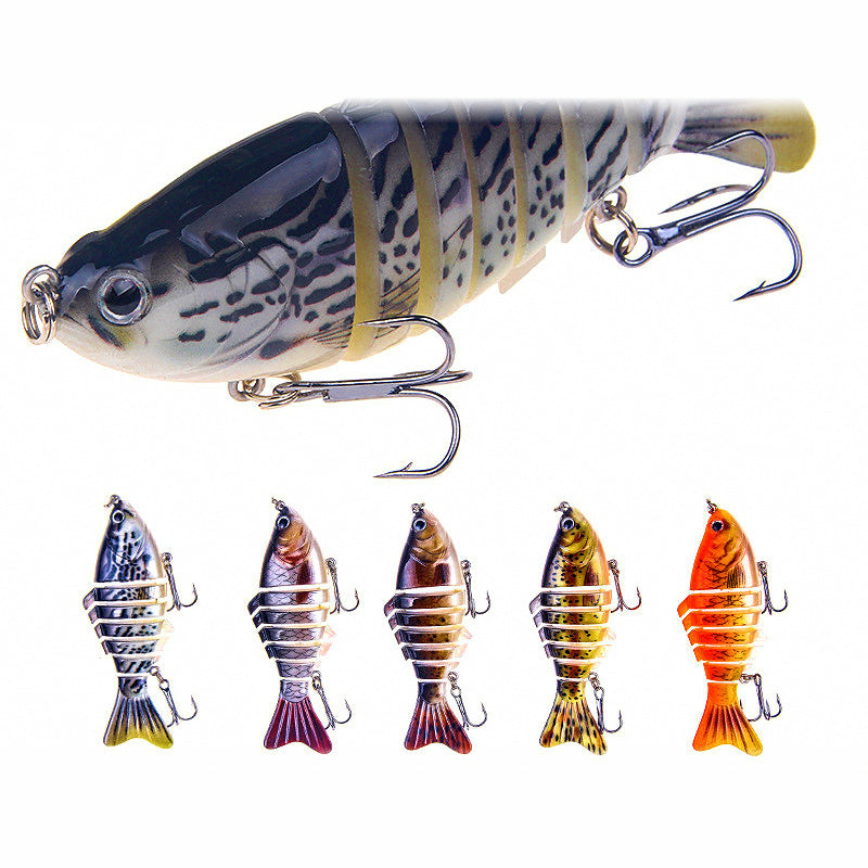 7-Segment Jointed Swimbait Minnow Hard Bait