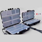 Plastic Lure Tackle Box, 9 or 12 Compartments