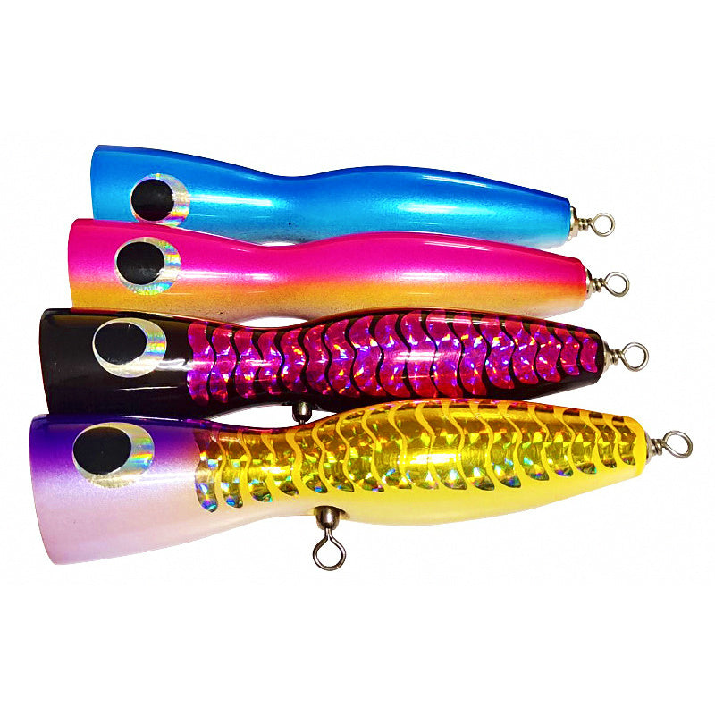 Wood Popper Lure for GT & Tuna, 100–120 g (3.5–4.2 oz)