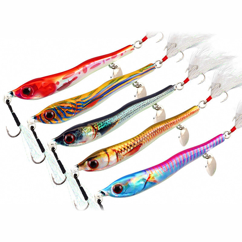 S-Shape Snake-Action Casting Jig, 20–80 g (0.7–2.8 oz)