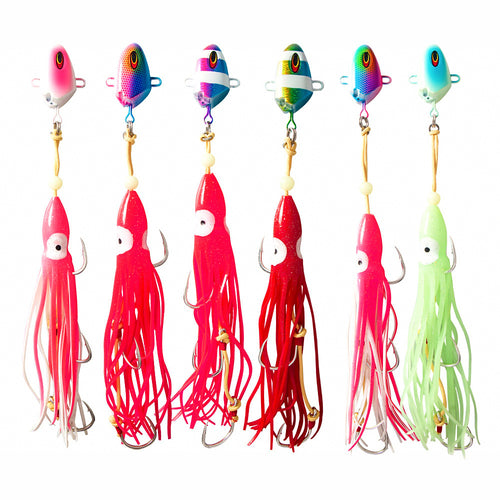 Trolling Octopus Squid Lure, 100–300 g (3.5–10.6 oz)