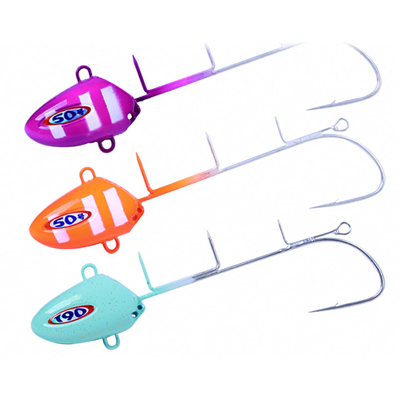 Glow Lead Head Single Hook Jig, 190 g (6.7 oz)