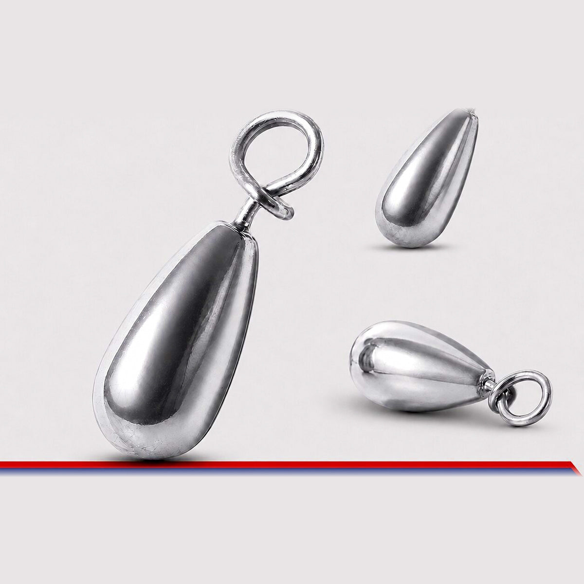 Tungsten Quick-Change Teardrop Sinkers, 0.05–0.74 oz (1.3–21 g)