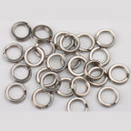 Stainless Steel Flat Split Rings, Sizes #5–#12