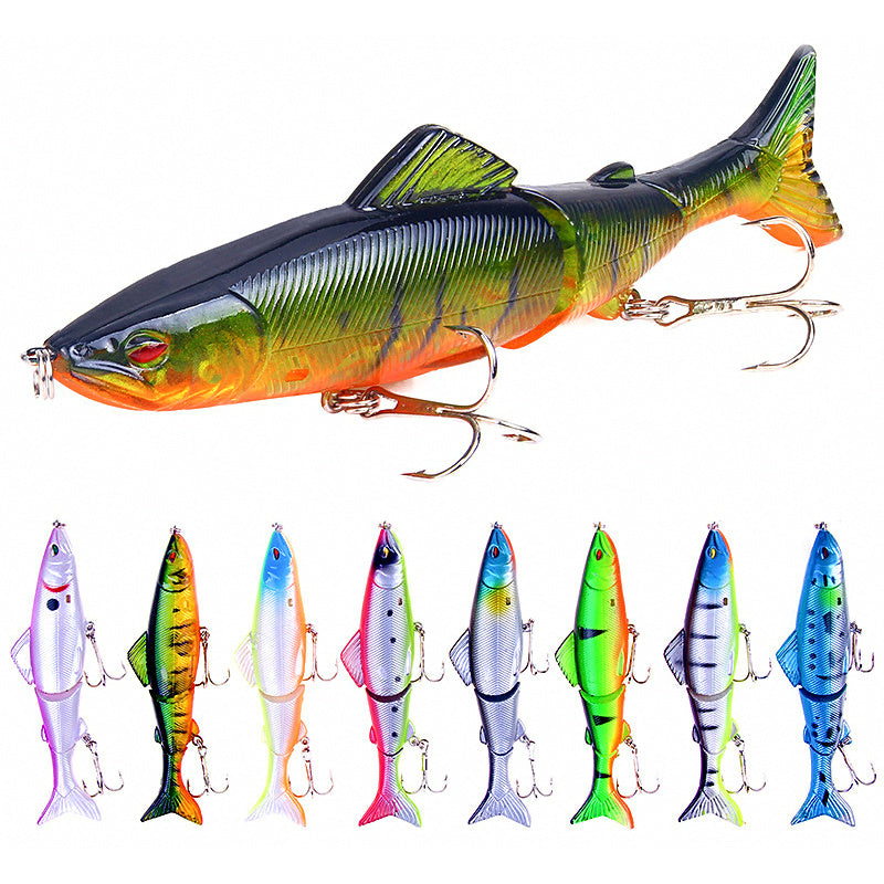3-Section Jointed Minnow Hard Bait, 13 cm / 18 g (0.6 oz)