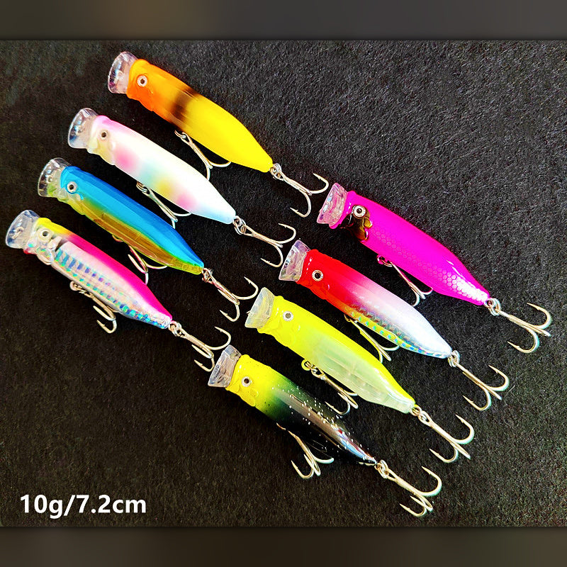 Floating Surface Popper Lure, 7 cm (2.8 in) 10 g (0.35 oz)