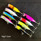 Floating Surface Popper Lure, 7 cm (2.8 in) 10 g (0.35 oz)