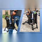 Carbon Fiber Woven Rod Holder Tube, 6-Rod Storage