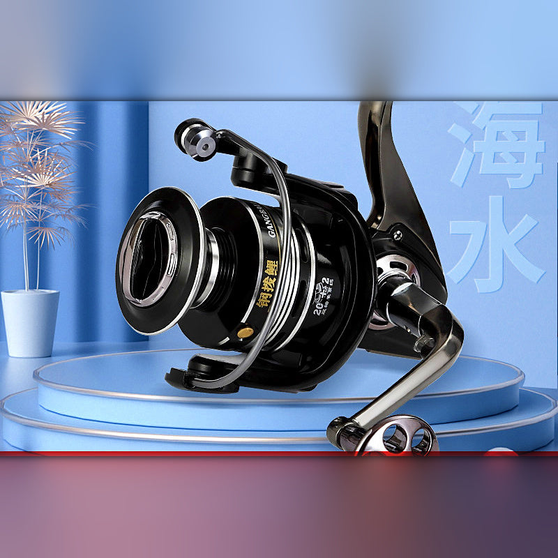 Saltwater Fishing Reel, Stainless Steel Spool, 1000–12000