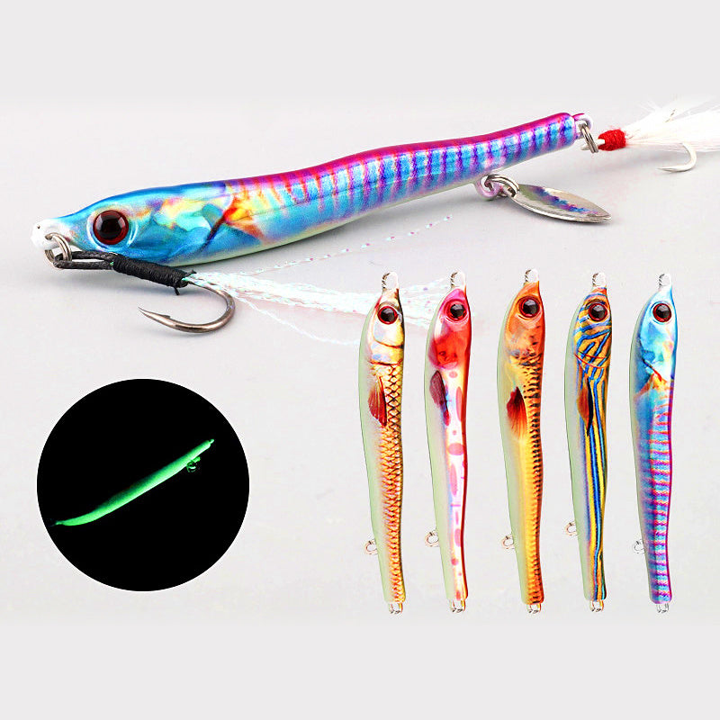 S-Shape Snake Swimming Metal Jig, 20–80 g (0.7–2.8 oz)